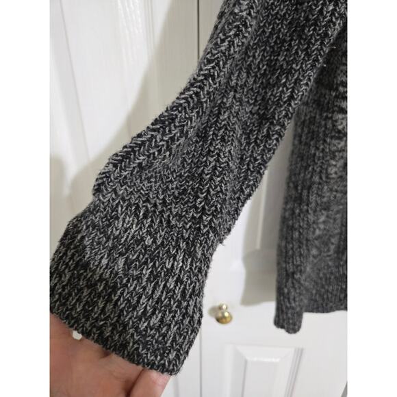 St John's bay large women's gray open front knit cardigan sweater - Picture 2 of 8